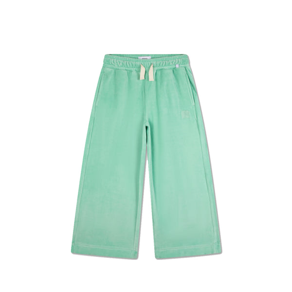straight pants | misty green