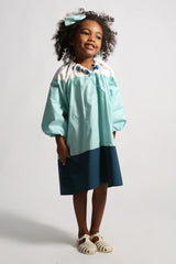 PIA CINCHED SMOCK DRESS