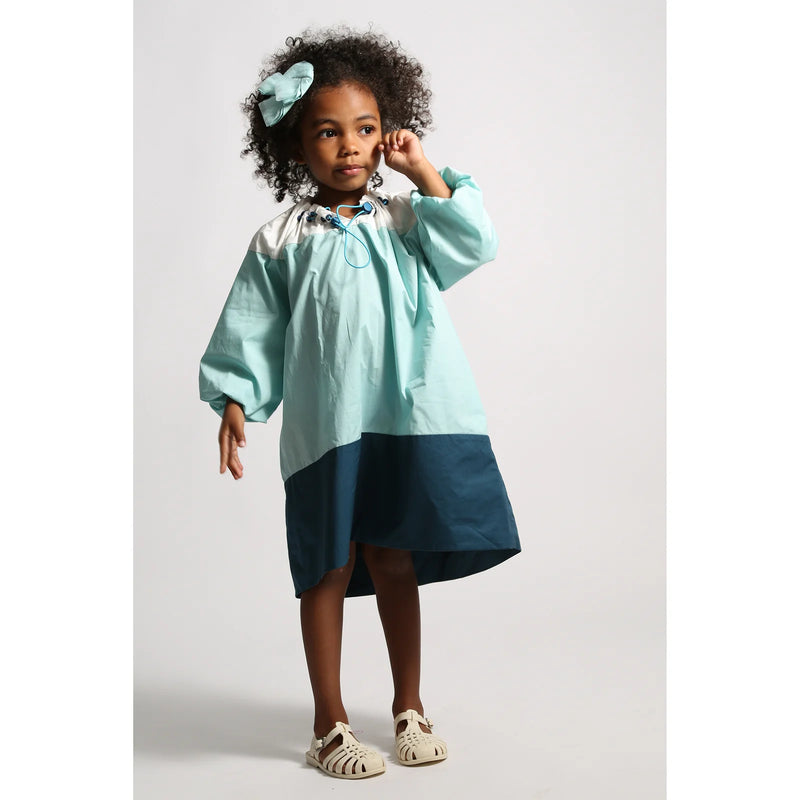 PIA CINCHED SMOCK DRESS