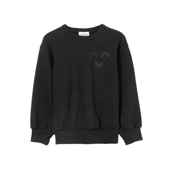 Black Macaroni Loose Sweater- Adults