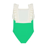 Solid Grass swimsuit and matching shorts