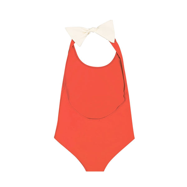 Clementine swimsuit and matching shorts