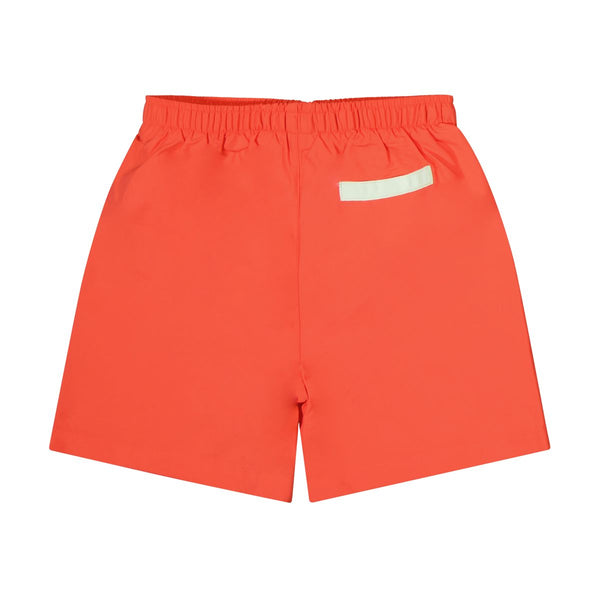Solid Clementine swimming shorts