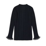 Checked Spencer & High Neck top