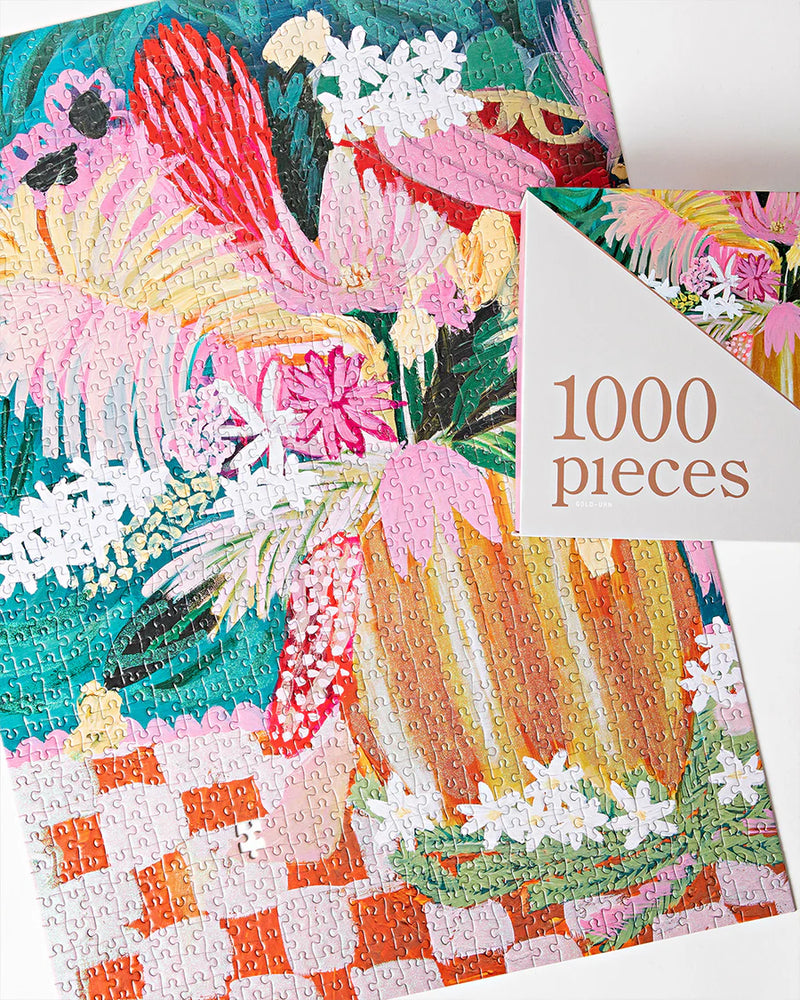 1000 Piece Puzzle - Gold Urn