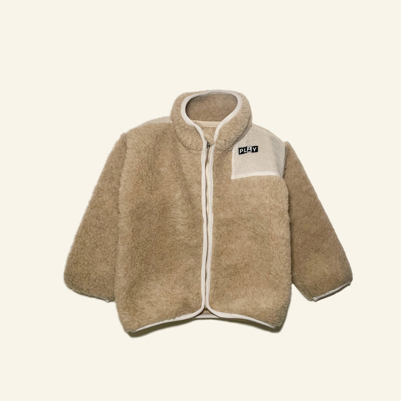 NATURAL SHERPA JACKET