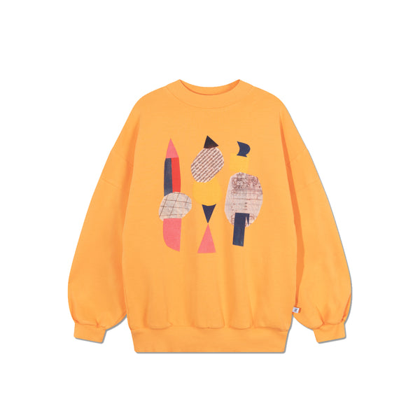 crewneck sweater | glory orange