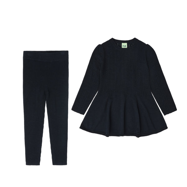 Peblum top and leggings