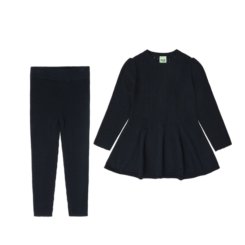 Peblum top and leggings