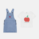 Apple T Shirt & Apple Denim Dress