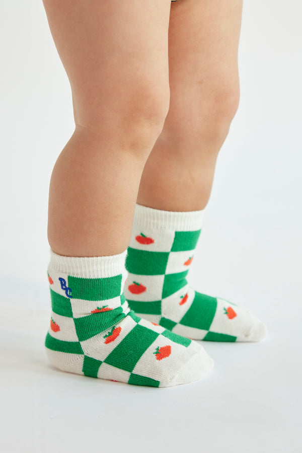 Baby Tomato all over short socks
