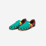 Pickels Color Block Leather Sandal