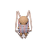 GOMMU BIG STRIPES CARRIER *Pink/blue*