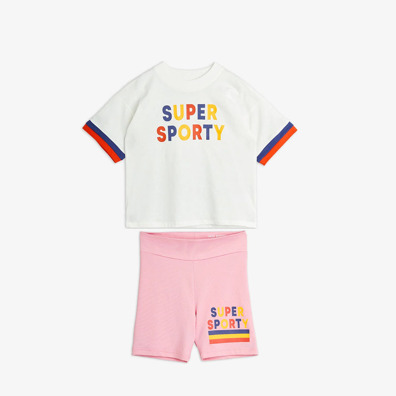 Super Sporty T-shirt & Bike Shorts "Outfit Set"