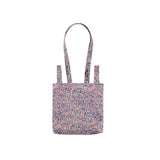 FLOWER MOTIF LONG STRAP TOTE