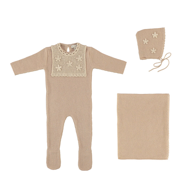 Earthy Lucette Baby Girl 3 Pieces Set