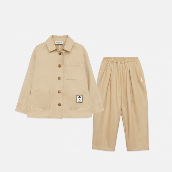 Worker beige Outfit set