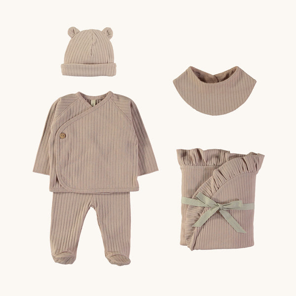 Nude layette "4 Pieces Baby Set"