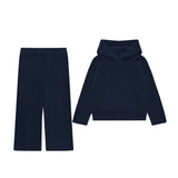 Dark Navy Hoodie & Rib Pants
