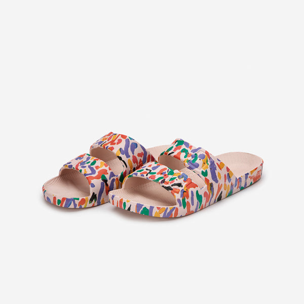 Confetti all over rubber sandals - Adults