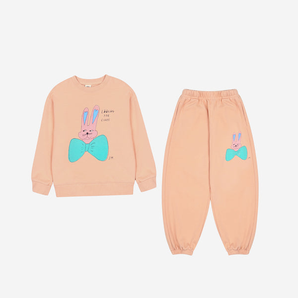 Baby coral Rabbit Tracksuit