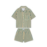 Jade Bloom Stripe Outfit Set