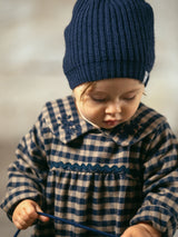 Knitted Beanie - Navy Blue