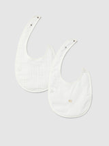 Light Yellow  Babygrow with embroidery & a Pack of 2 bibs