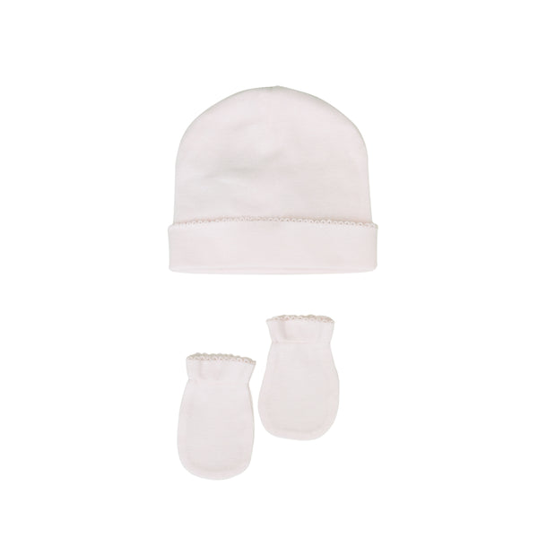 White Beanie & Mittens