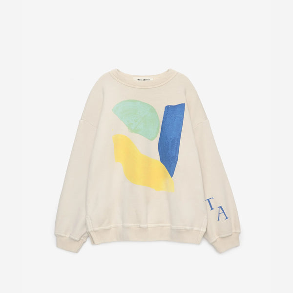 Papier Collé Bleu Sweatshirt