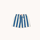 Light Navy Stripes Shorts