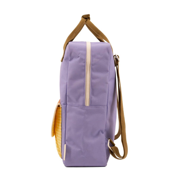 Blooming Purple Large Backpack