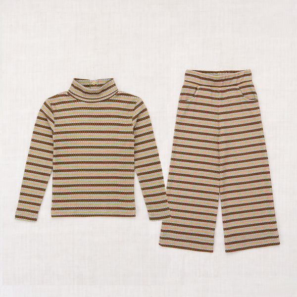 Striped Turtleneck & A-Pant