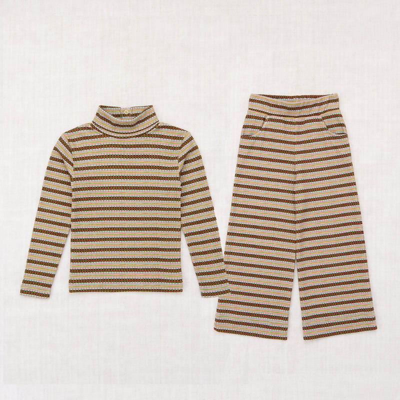 Striped Turtleneck & A-Pant