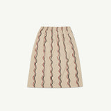 Birch Squiggle Midi Skirt