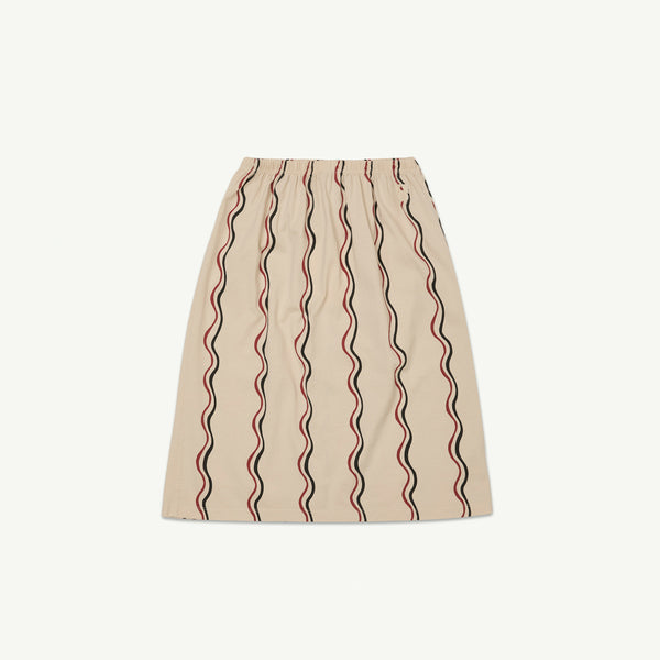 Birch Squiggle Midi Skirt