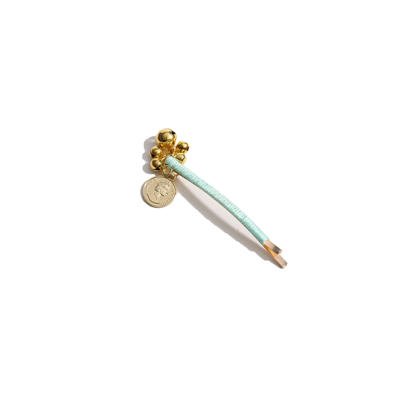 EMBELLISHED CHARM HAIR PIN