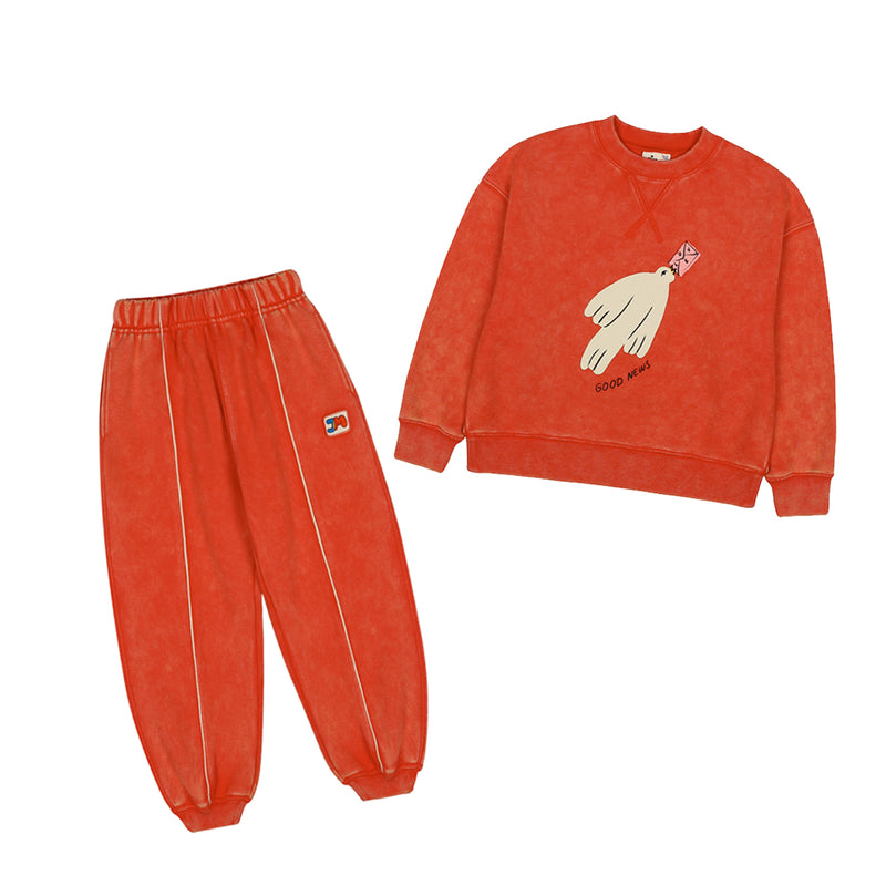 baby Red Bird Sweatshirt & Pants "Outfit Set"