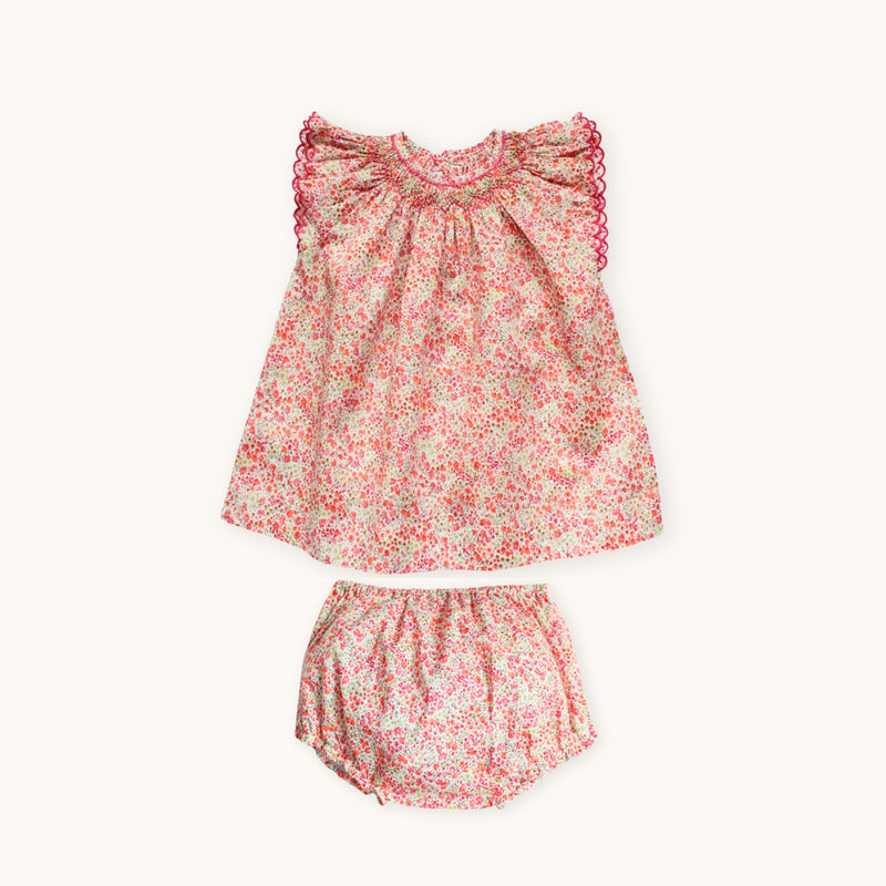 GABRIELLE BABY DRESS & BLOOMER IN Liberty