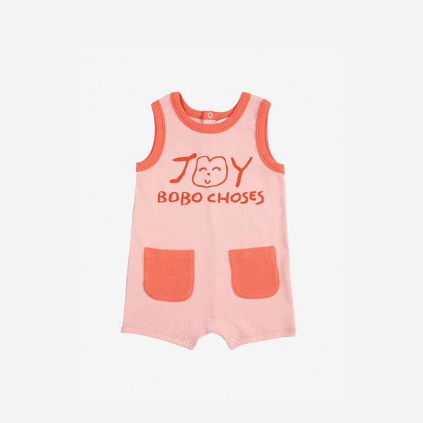 Baby Smiling Pink Playsuit