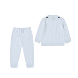  Baby Blue Zigzag Set