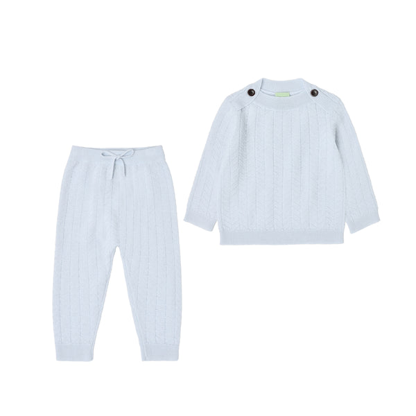  Baby Blue Zigzag Set