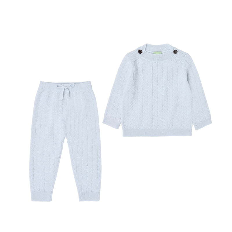  Baby Blue Zigzag Set