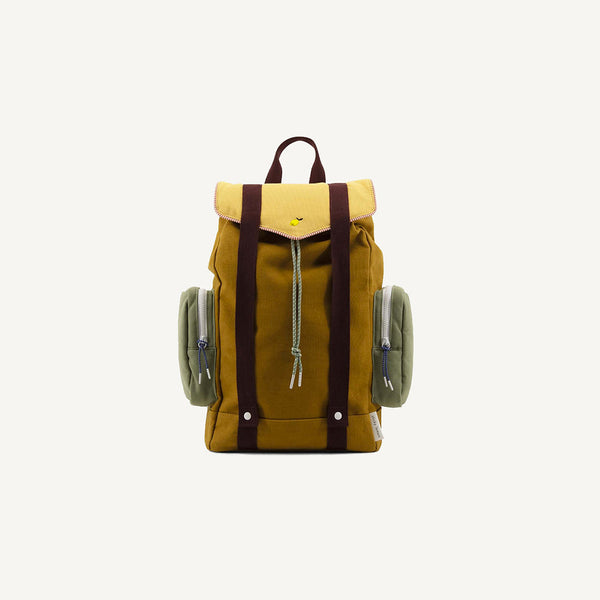 Khaki Green Large Backpack