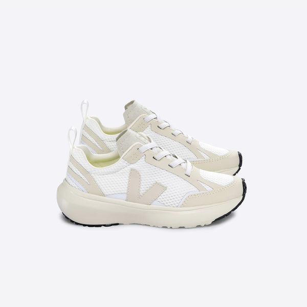 CANARY ELASTIC LACES ALVEOMESH WHITE PIERRE