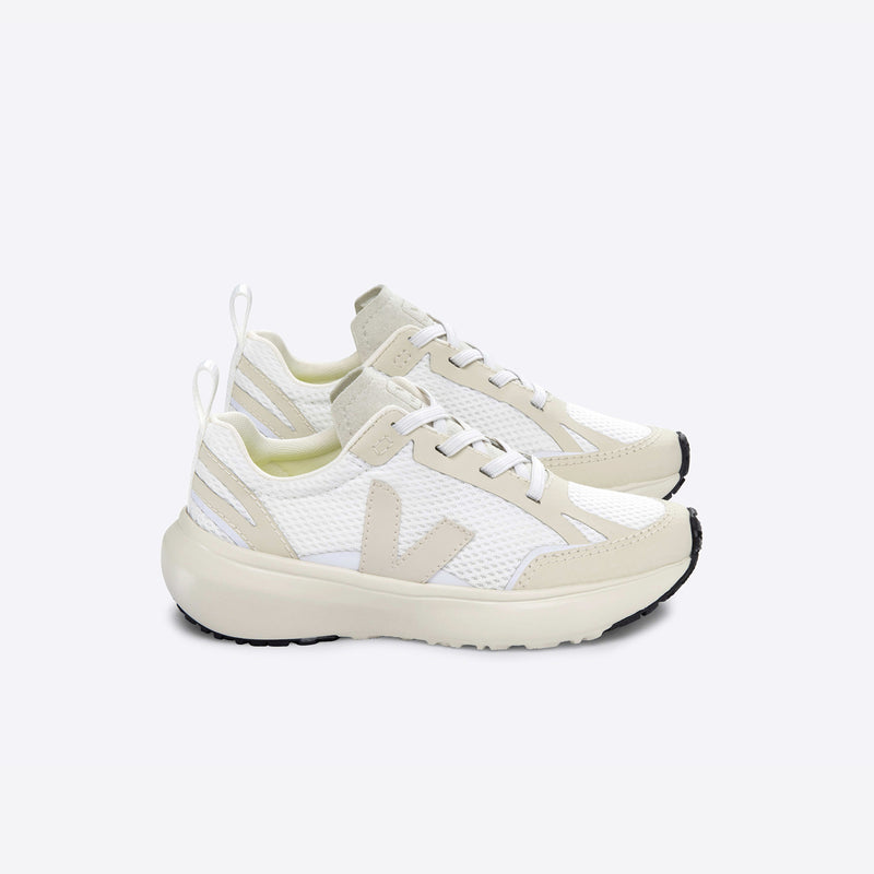 CANARY ELASTIC LACES ALVEOMESH WHITE PIERRE