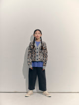 Grey Melange Mini Splodge Cardigan