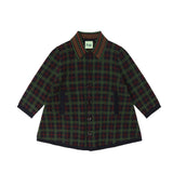 Checkered Felted Coat