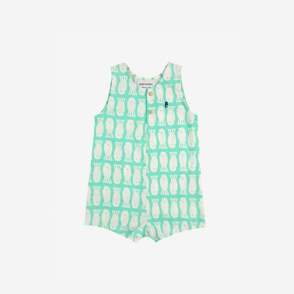 Baby Lucky Fish all over Woven Playsuit