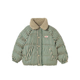 Green Stripes Padded Jacket